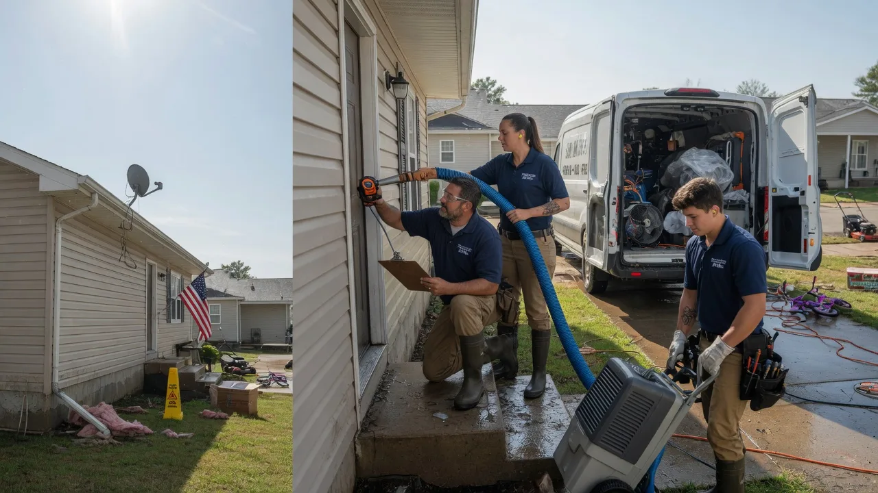 Ceiling Water Damage Restoration in Bradley, AR near me